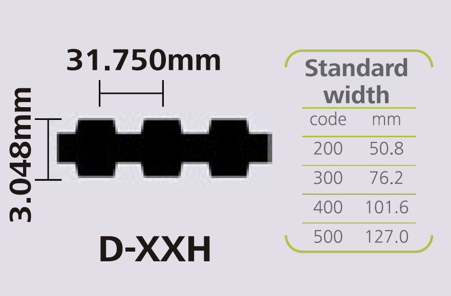 STEIGENTECH 特殊齿形橡胶同步带 DXXL